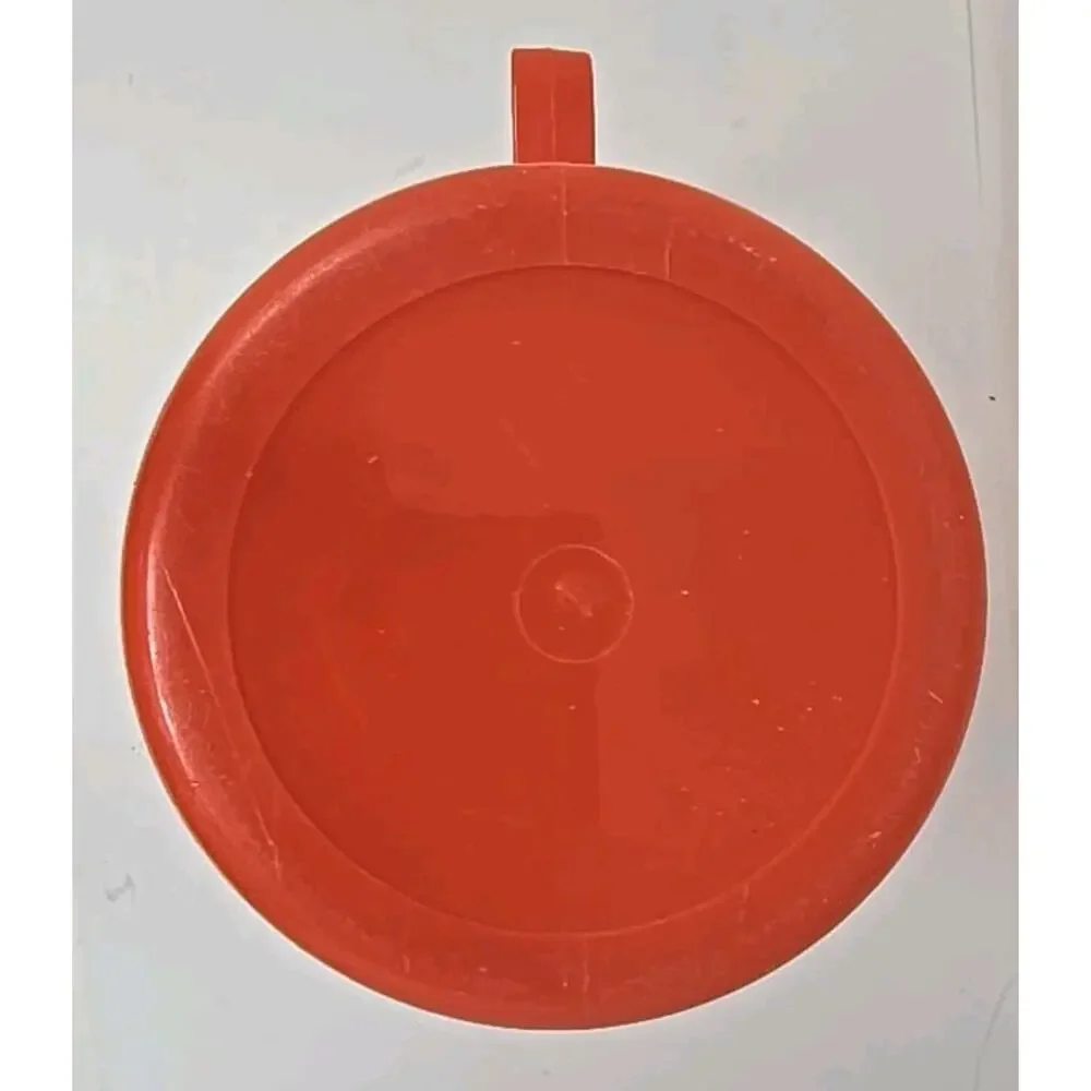 Vtg Anheiser Busch Advertising Juice Plastic Pitcher Red W‎ Lid 9.5